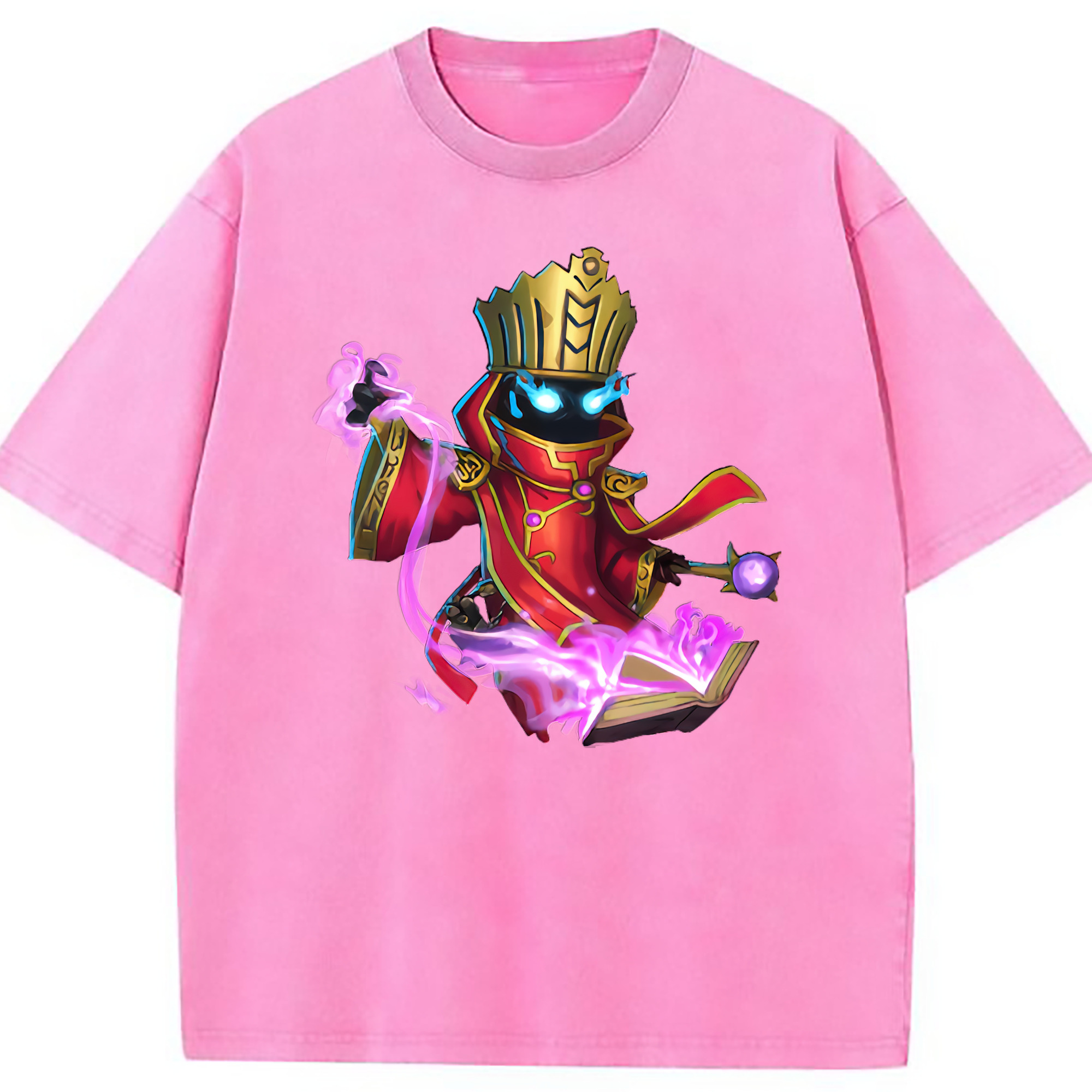 （画像用） リーグ・オブ・レジェンド League of Legends LOL 綿100% ヴィンテージ風 半袖Tシャツ（フロントプリント）
